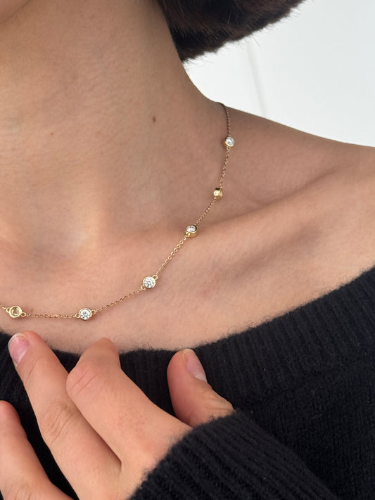 Bezel Necklace