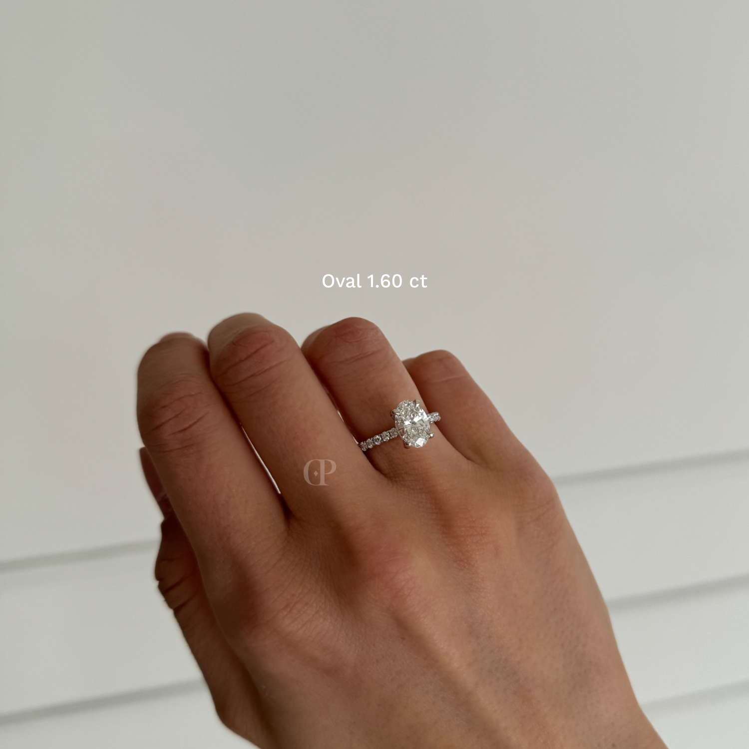 Pavé Oval Ring