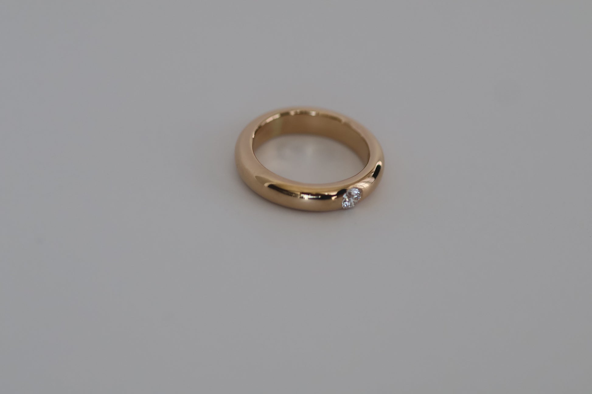 Inset Diamond Band