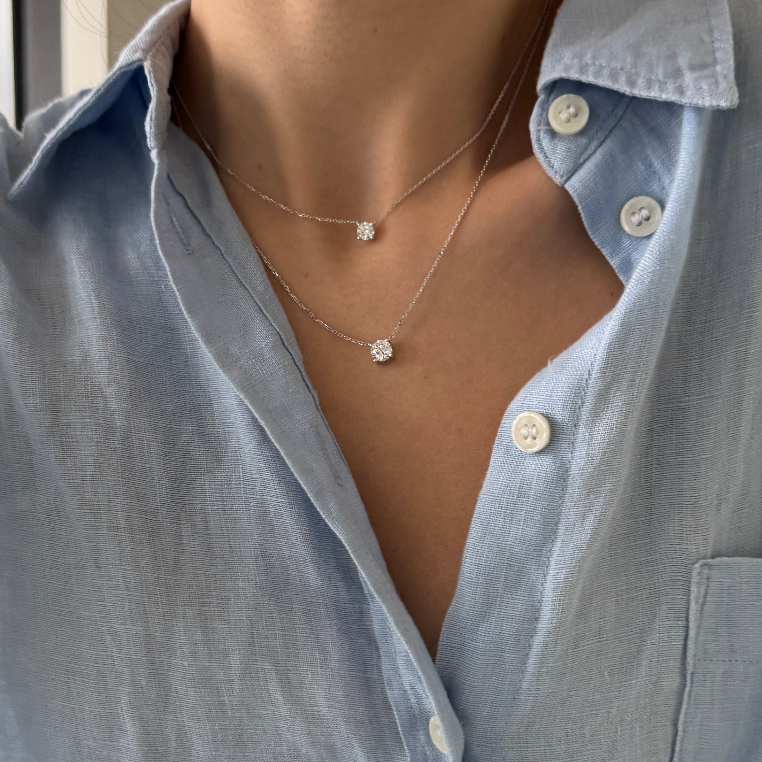 Solitaire Pendant 0.50 ct