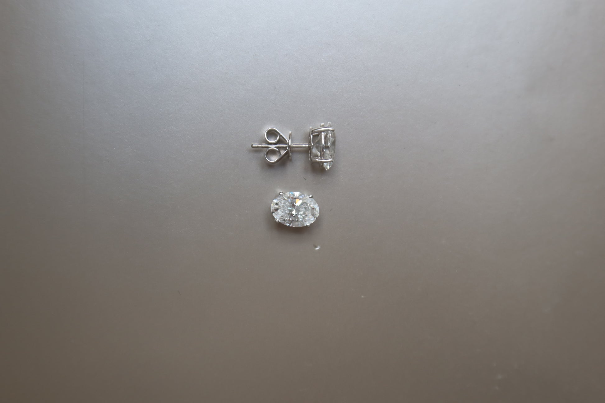 Oval Stud Earrings