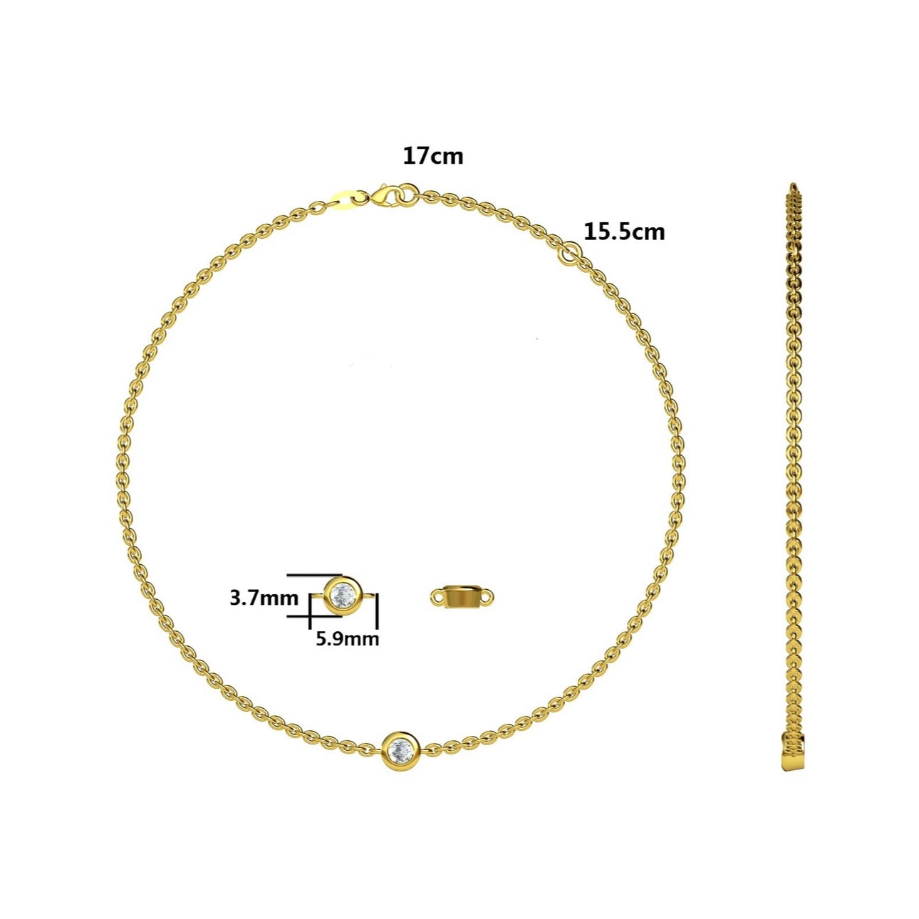 Bezel Bracelet