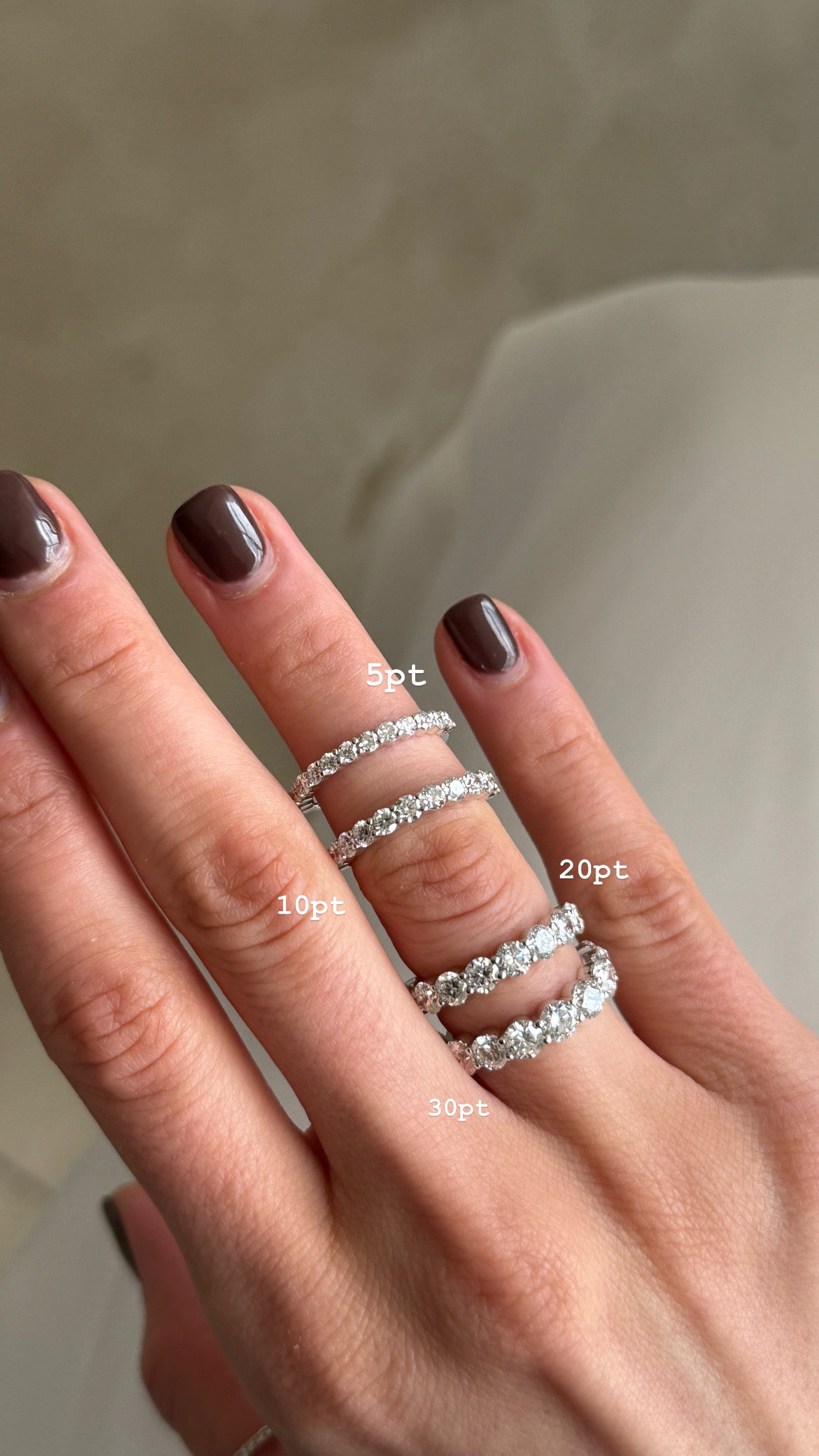 Half Diamond Band