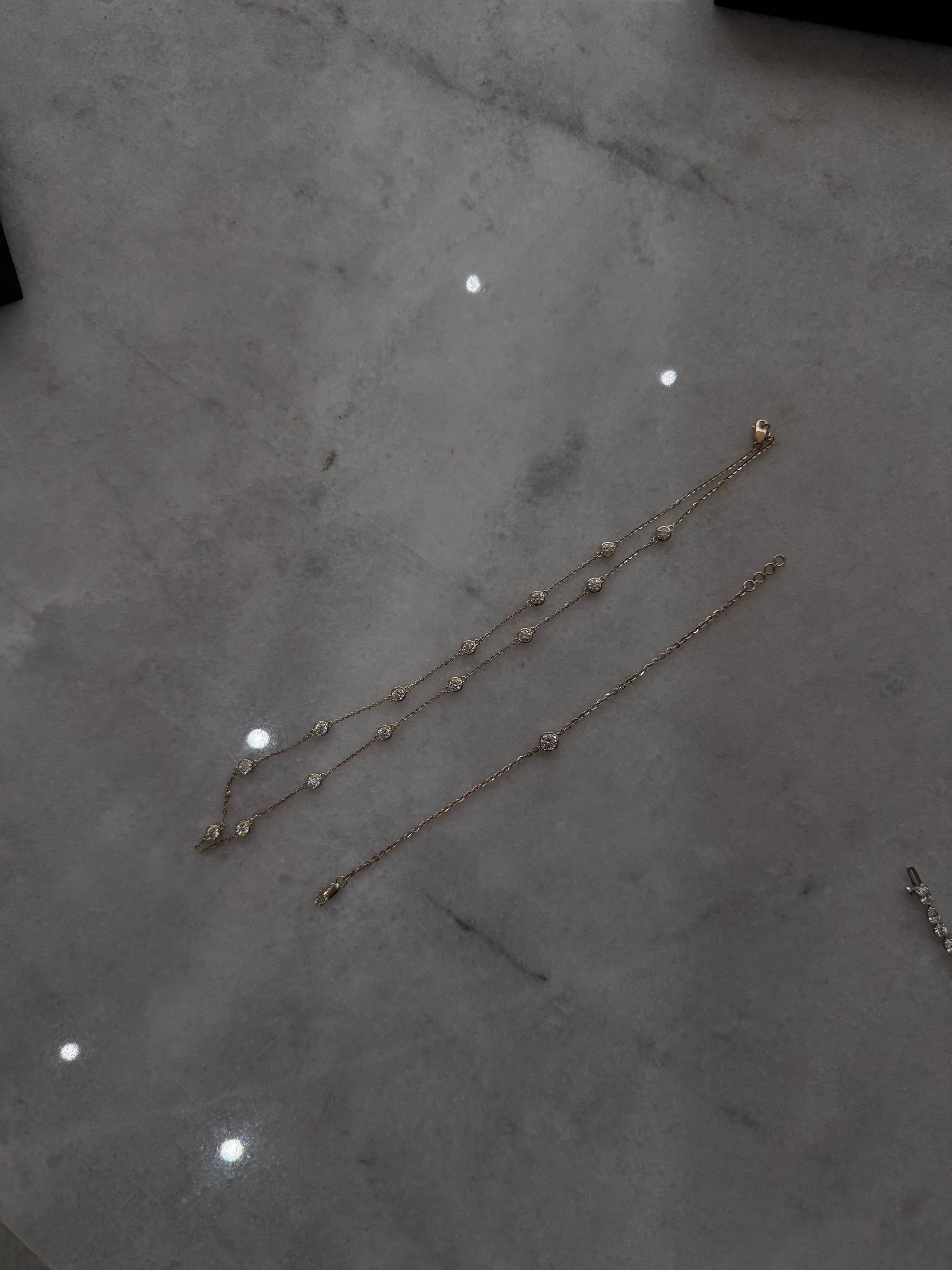 Round Bezel Bracelet 0.50 ct