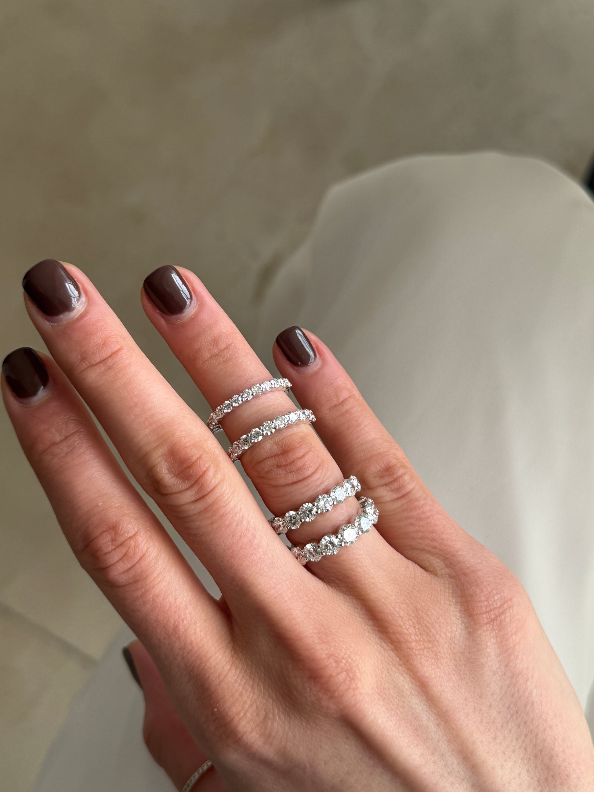 Half Diamond Band