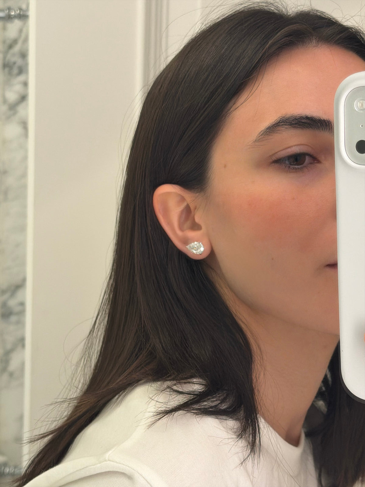 Pear Stud Earrings