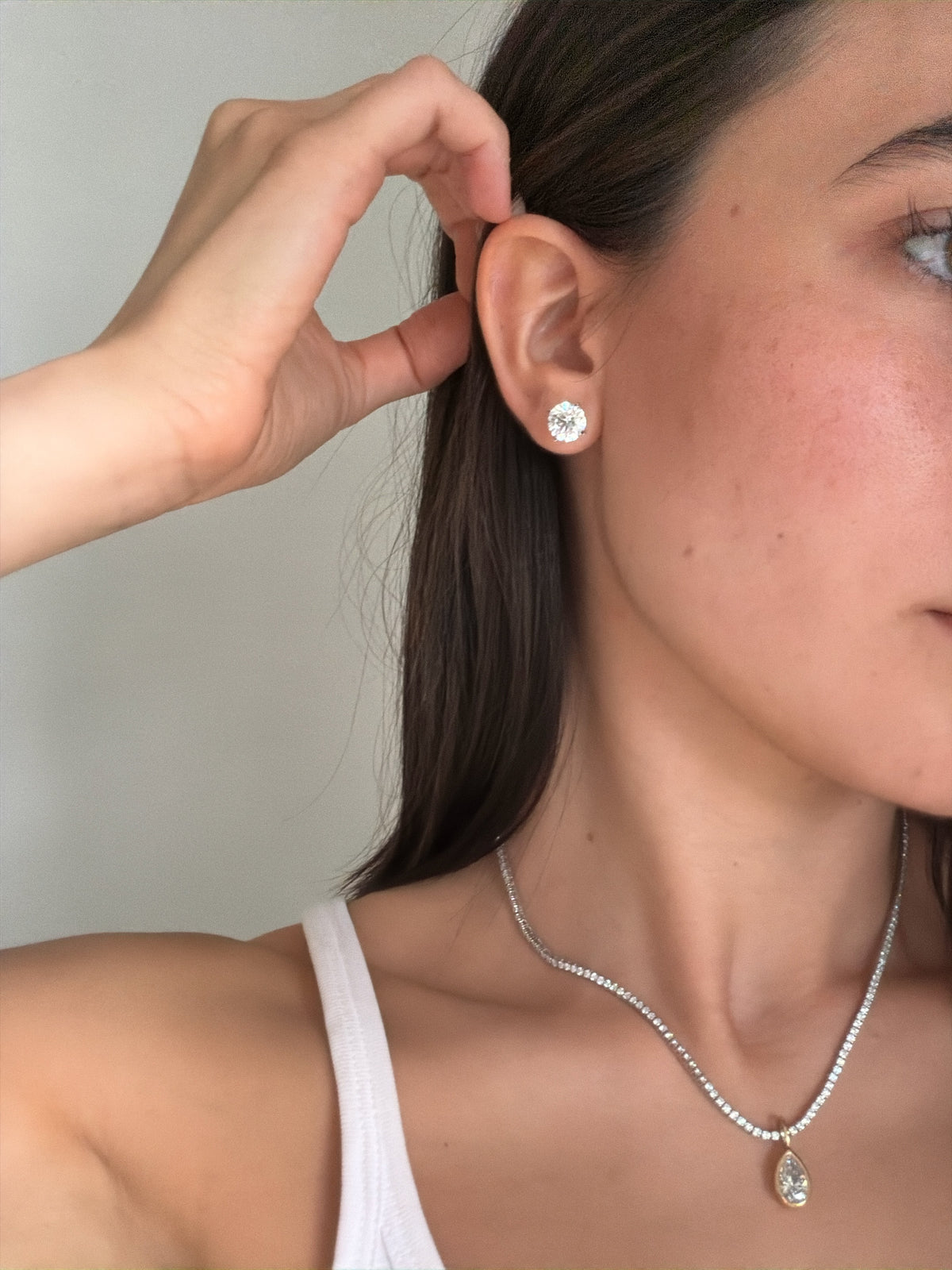 Diamond Stud Earrings