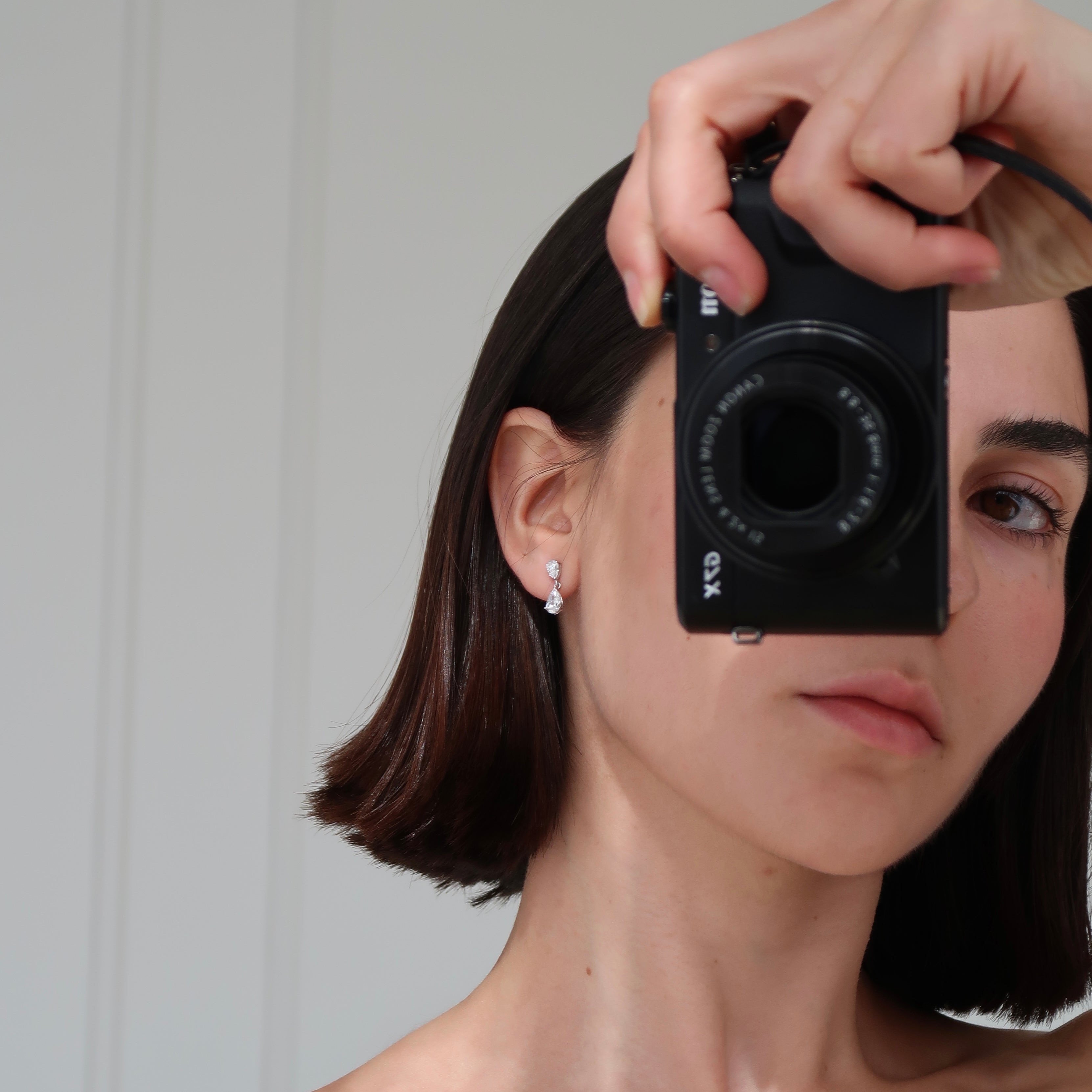 Pear Mini Drop Earrings