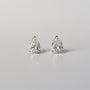 Pear Studs 3.00 ct