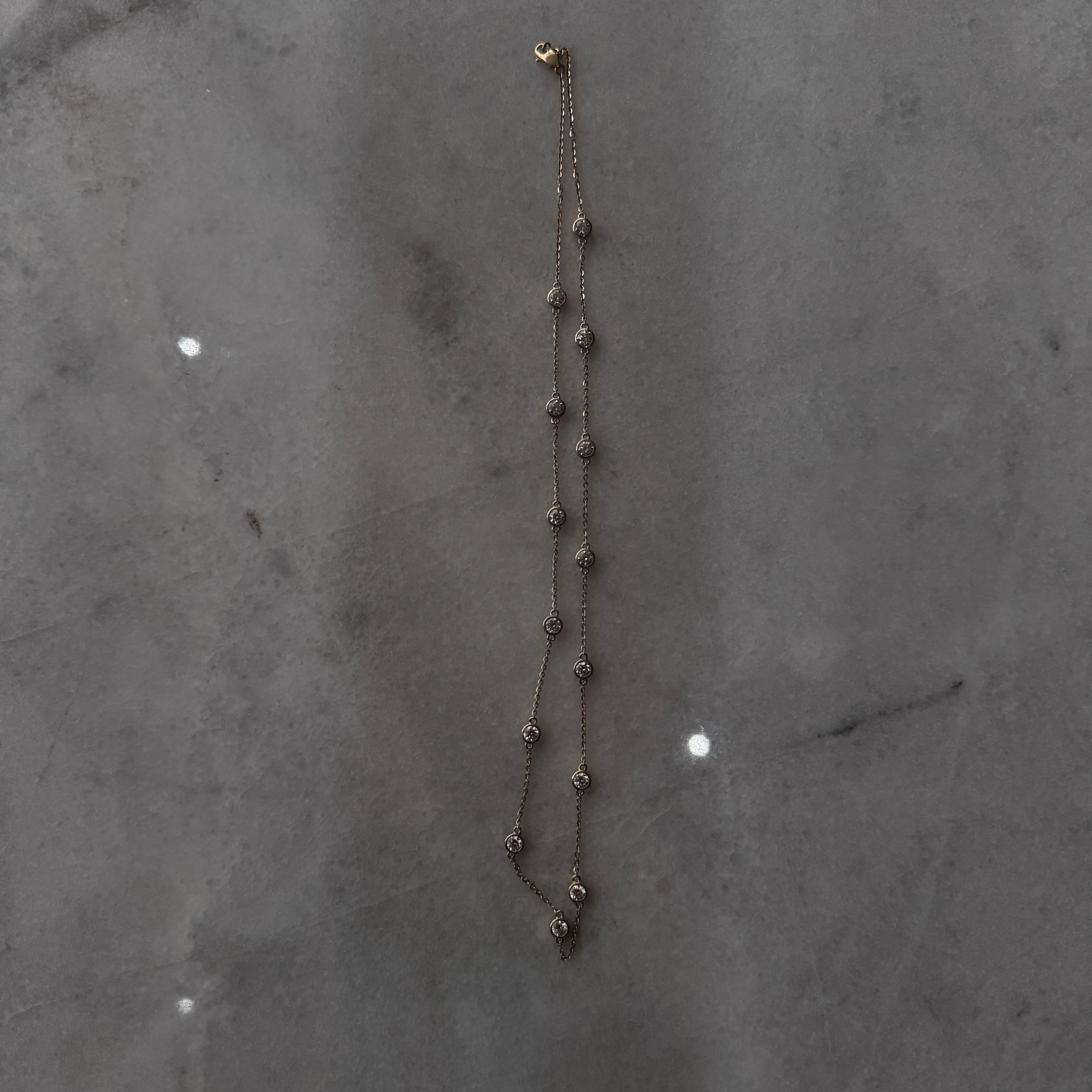 Multi Bezel Necklace