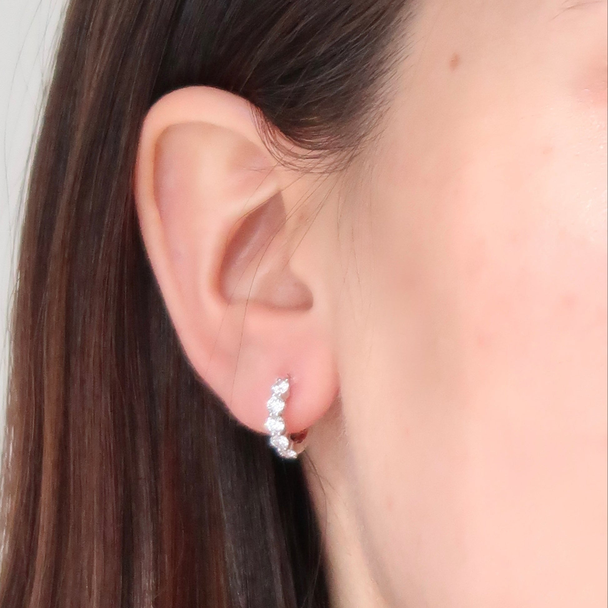 Diamond Hoops 1.00 ct