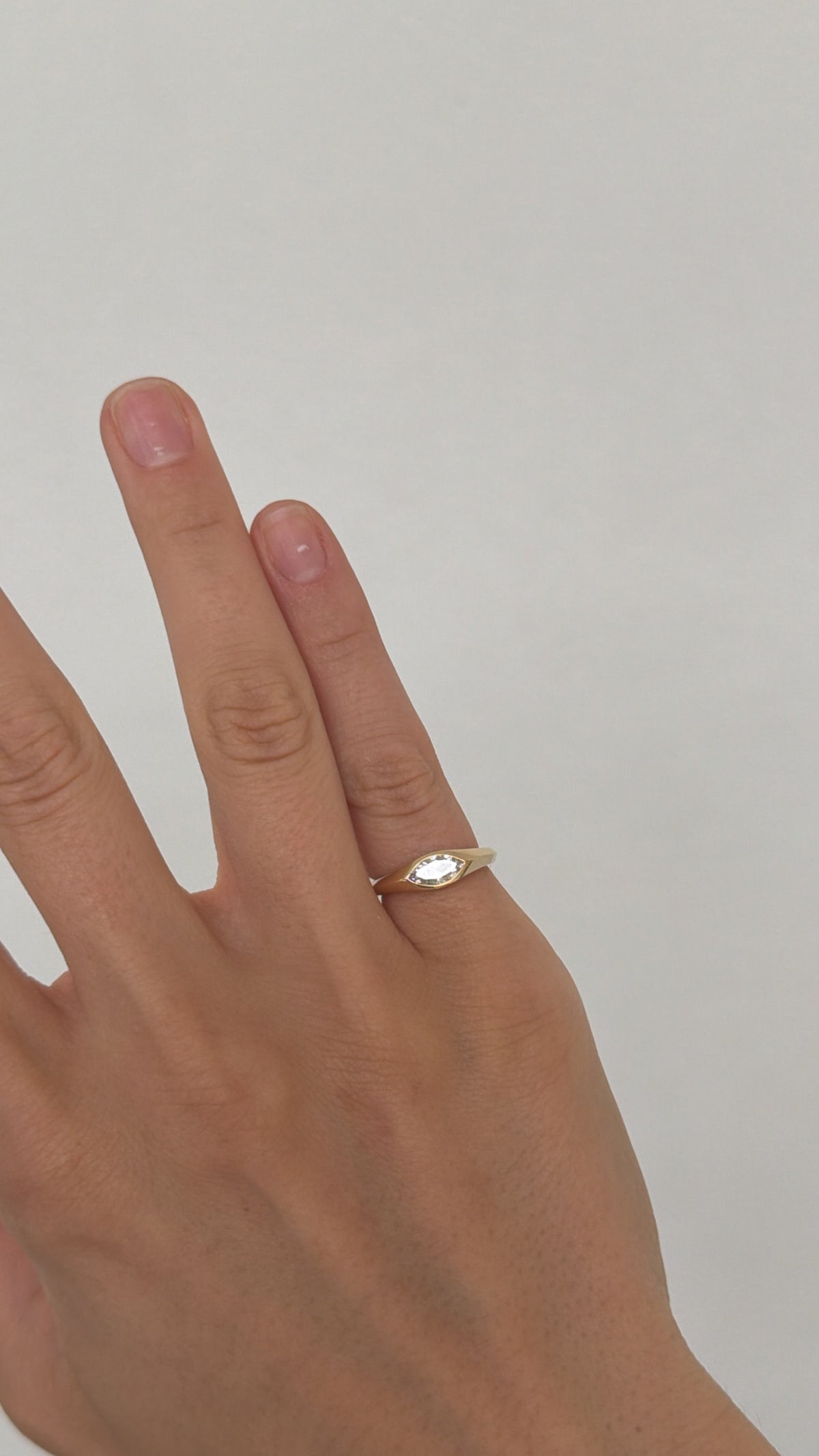 Marquise Pinky Ring