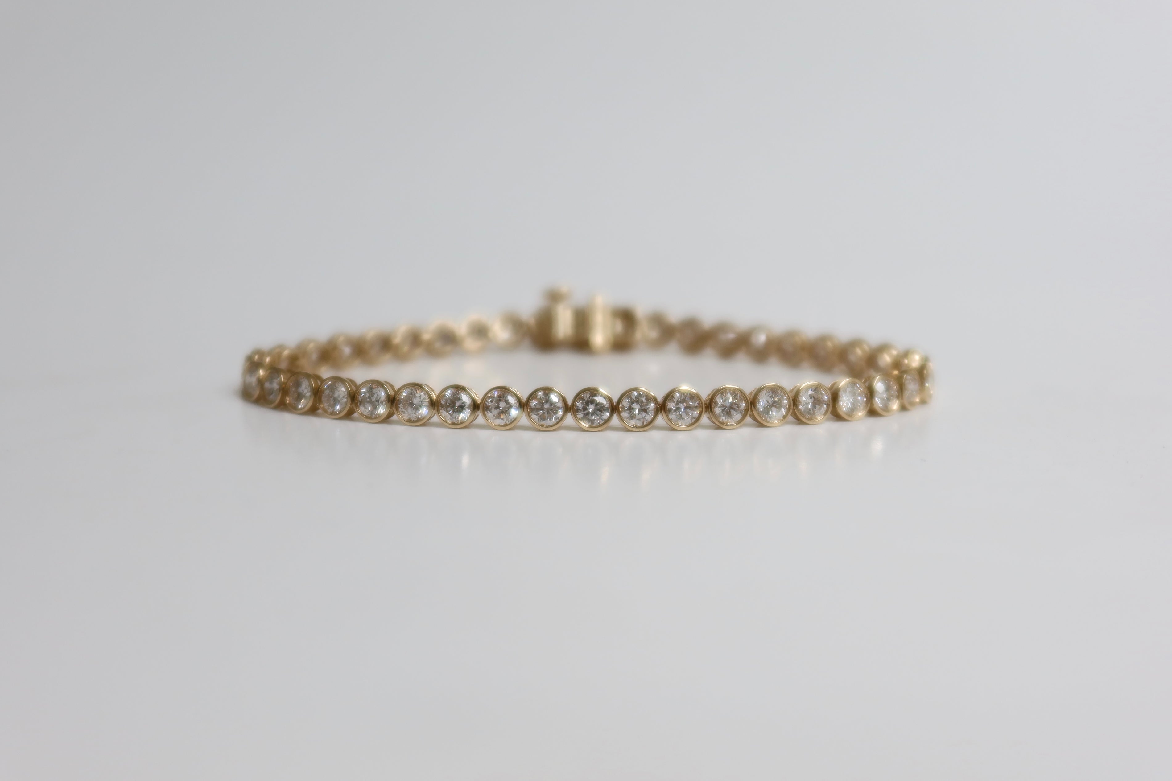 Diamond Bezel Tennis Bracelet