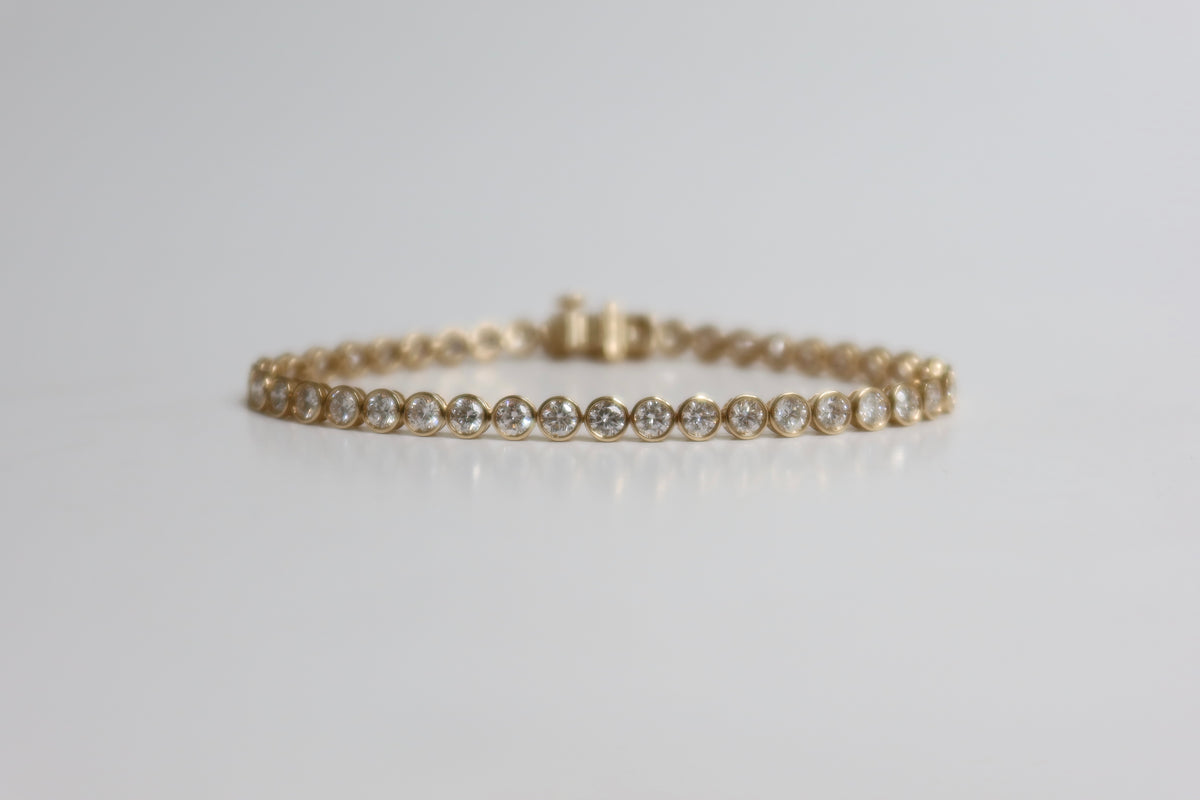 Diamond Bezel Tennis Bracelet