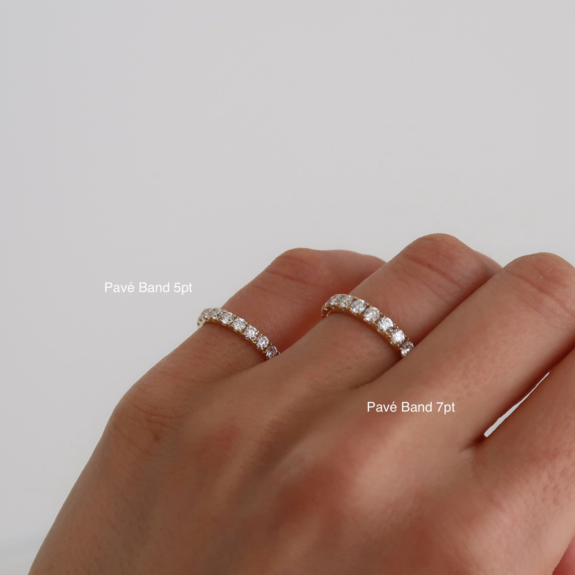 Pavé Band 5 pt