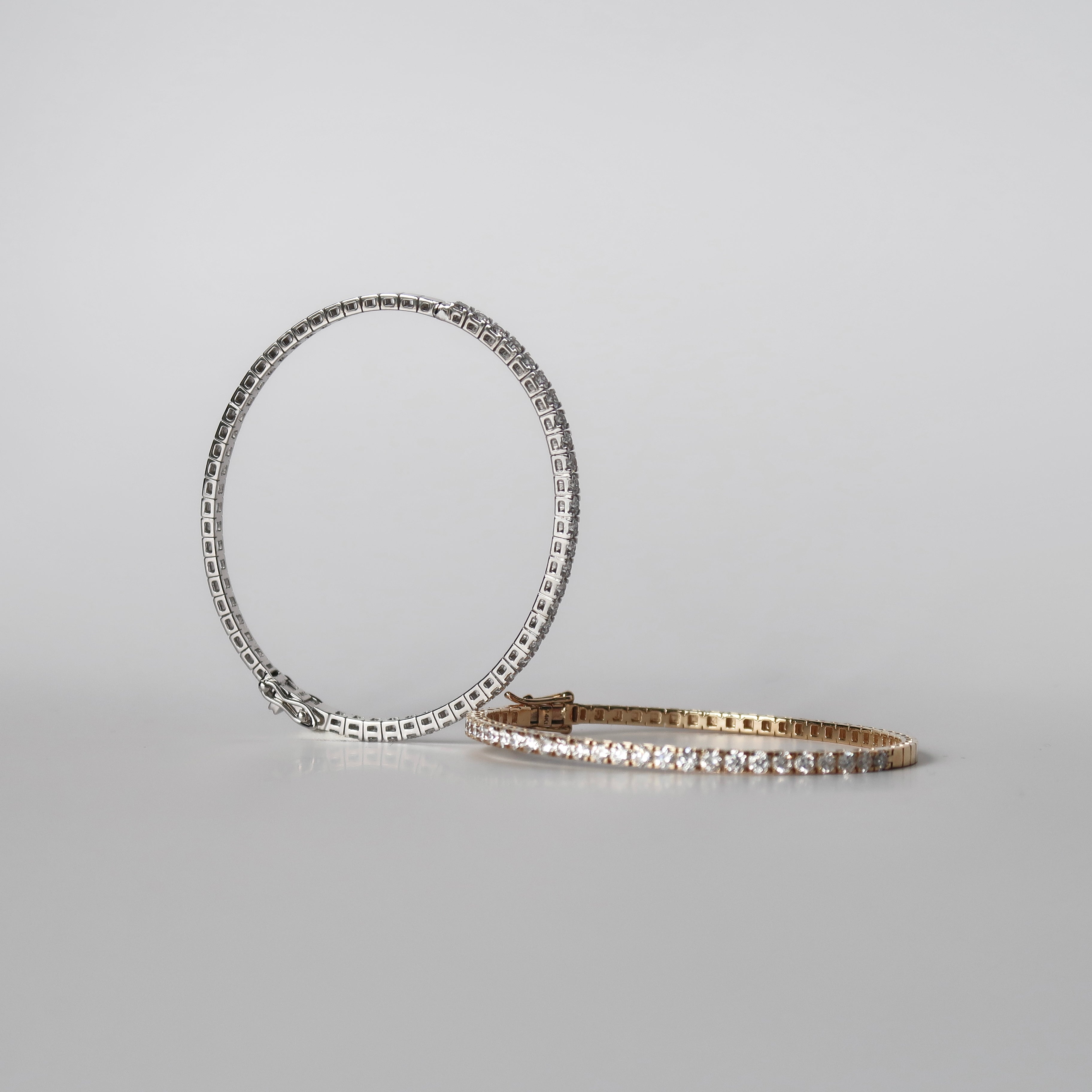 Half Diamond Bangle
