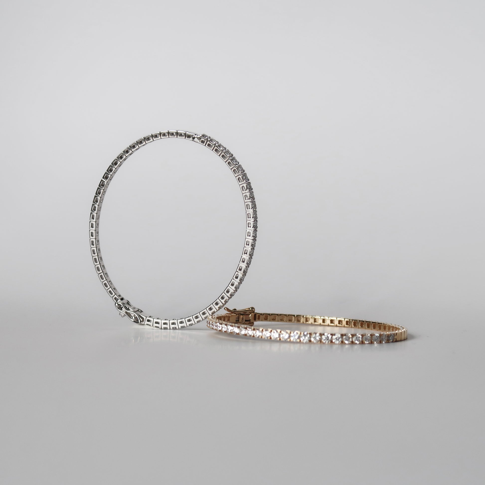 Half Diamond Bangle
