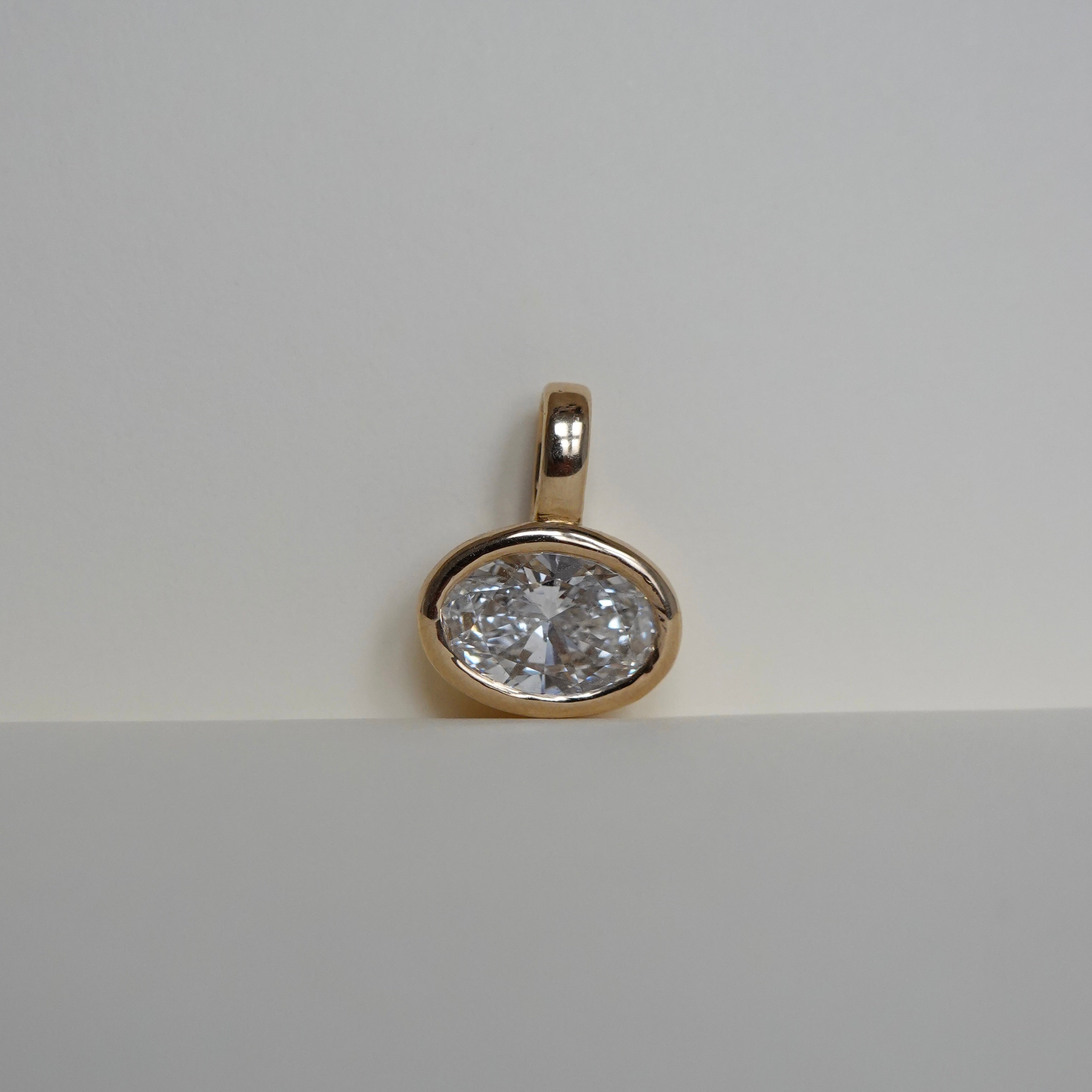 Oval Bezel Charm