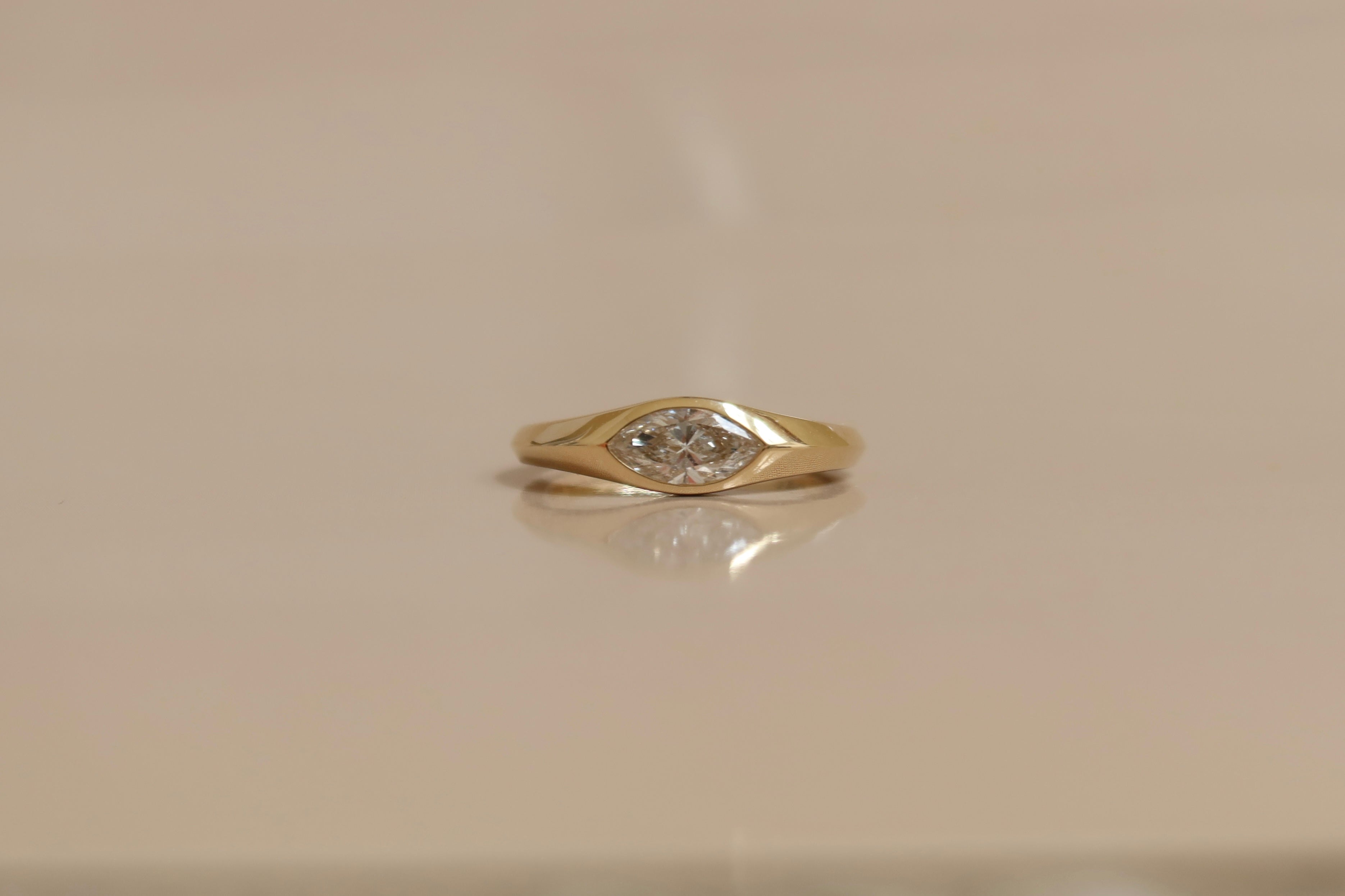 Marquise Pinky Ring