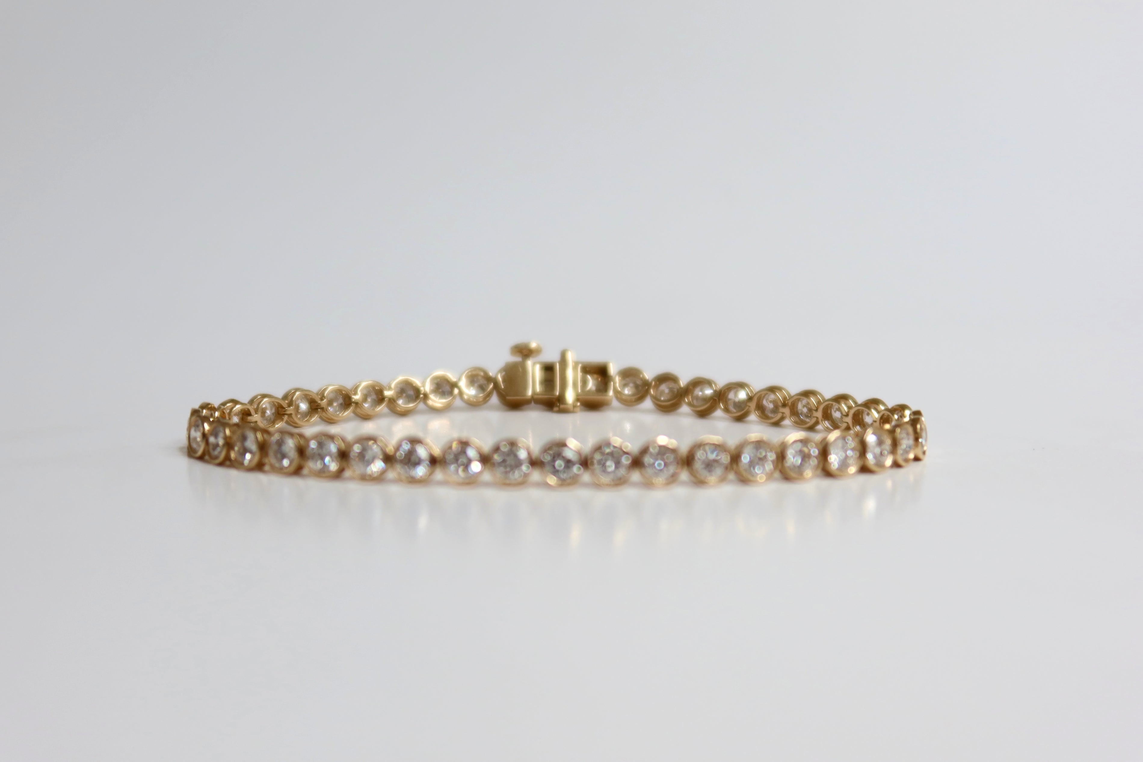 Diamond Bezel Tennis Bracelet