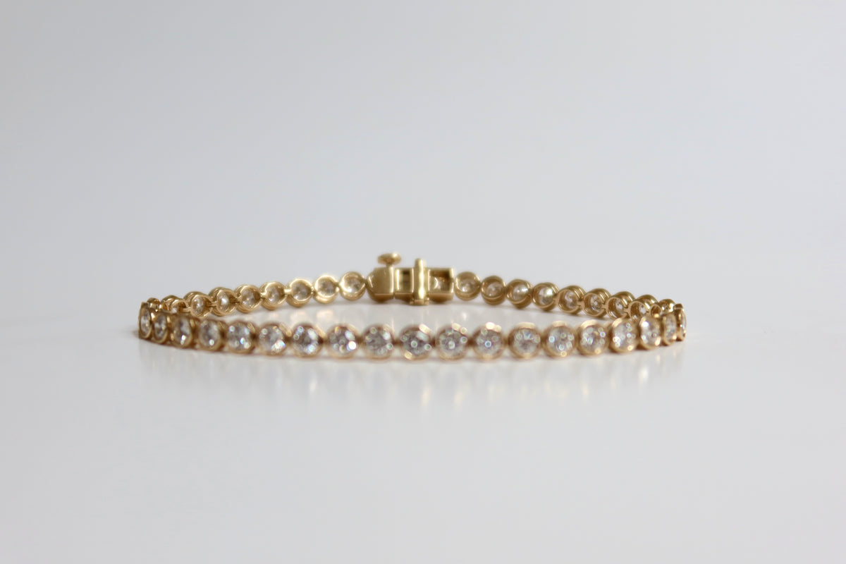 Diamond Bezel Tennis Bracelet