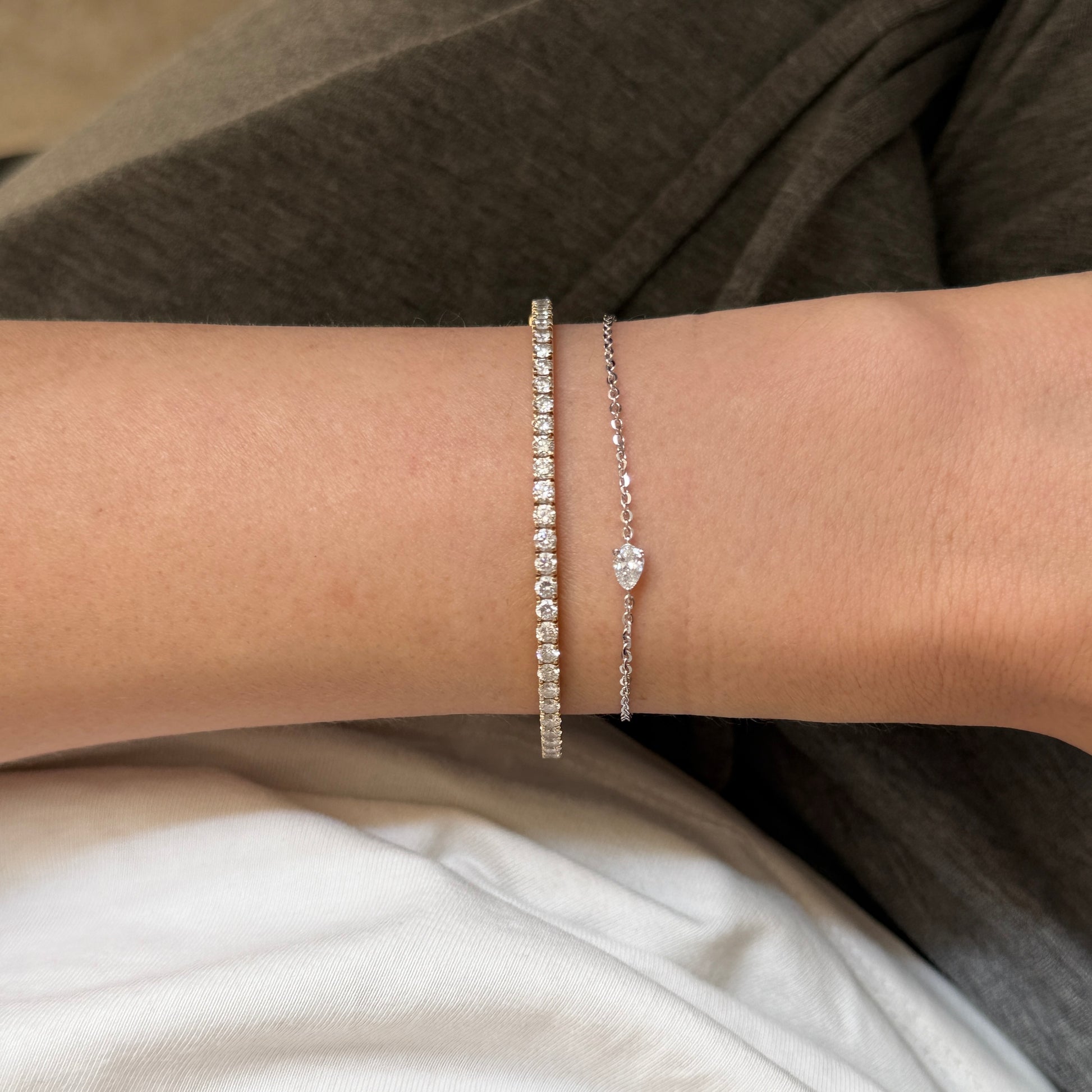 Single Pear Bracelet