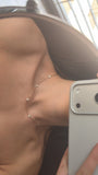 Diamond Multi Bezel Necklace