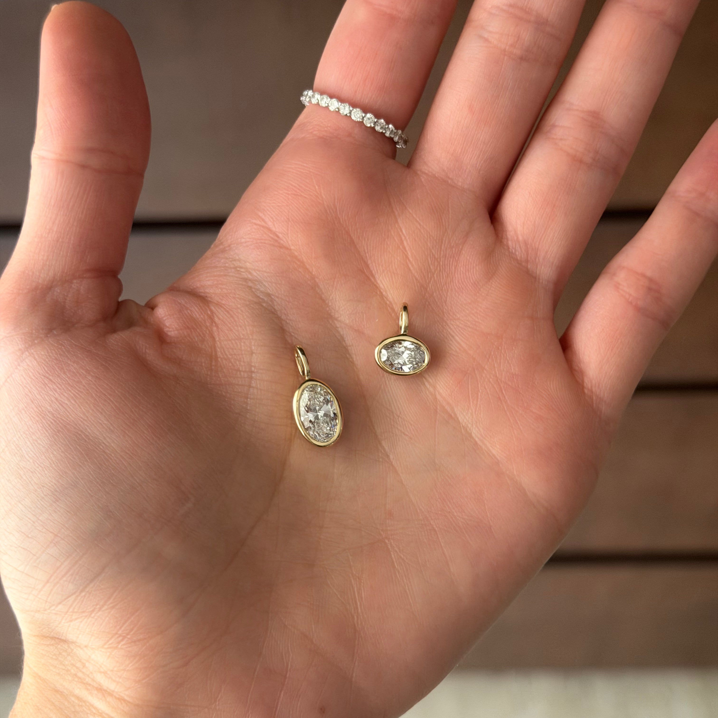 Oval Bezel Charm