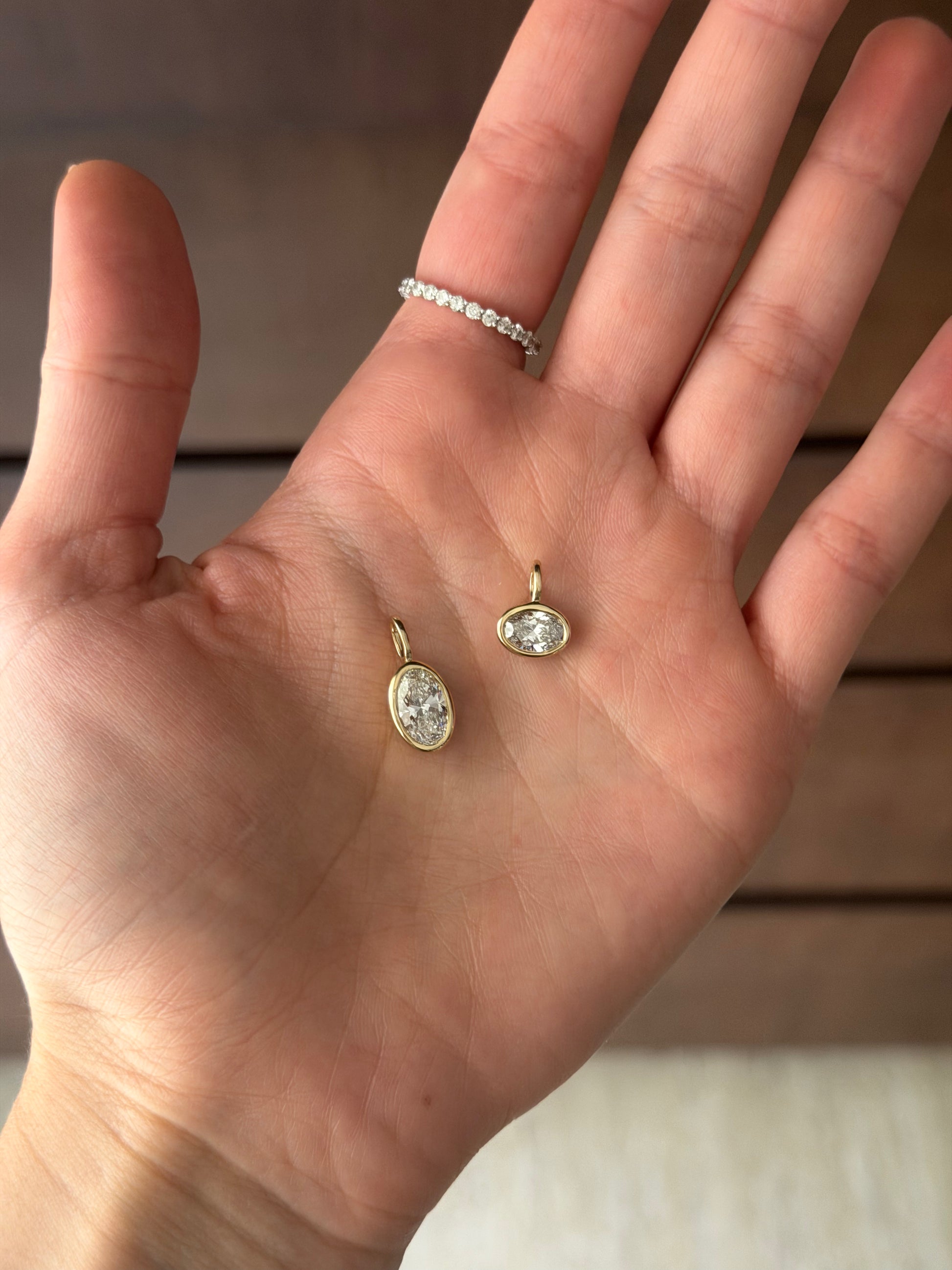 Oval Bezel Charm