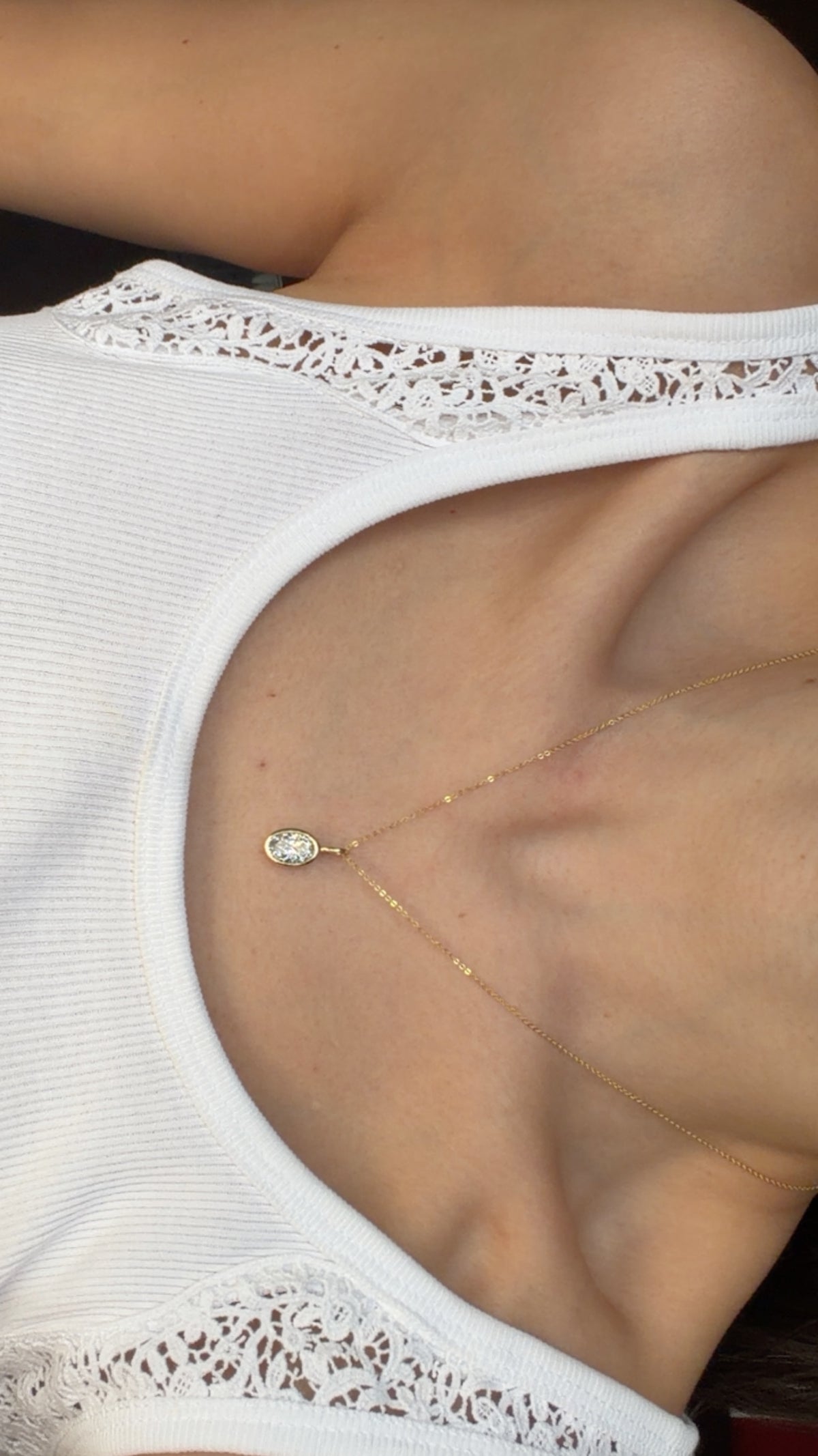 Oval Bezel Charm