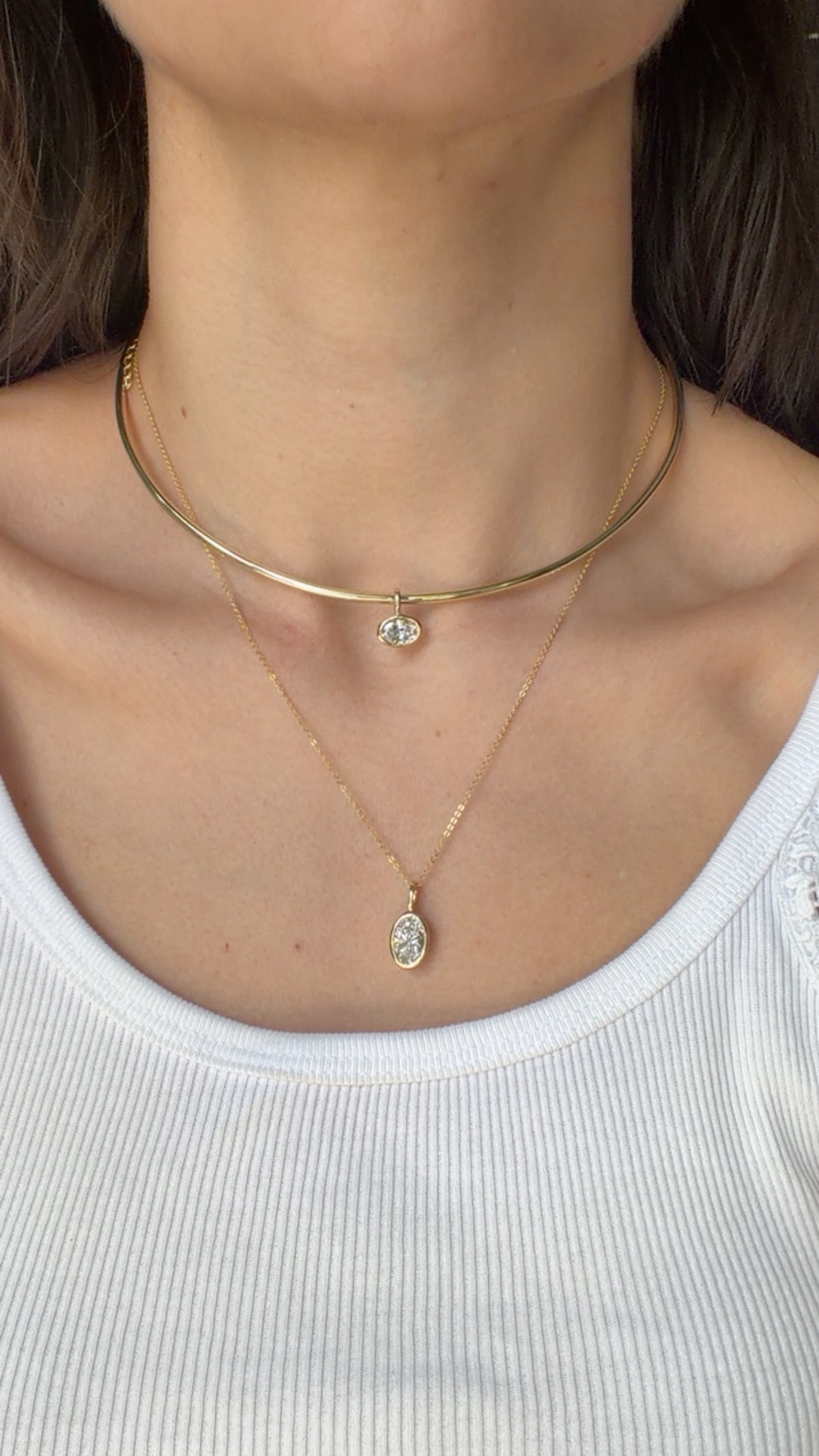 Oval Bezel Charm