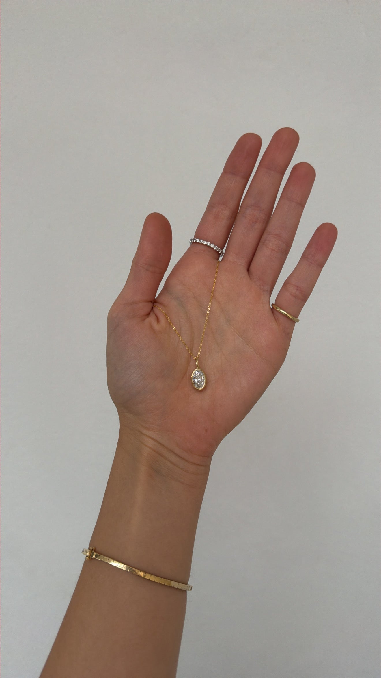 Oval Bezel Charm