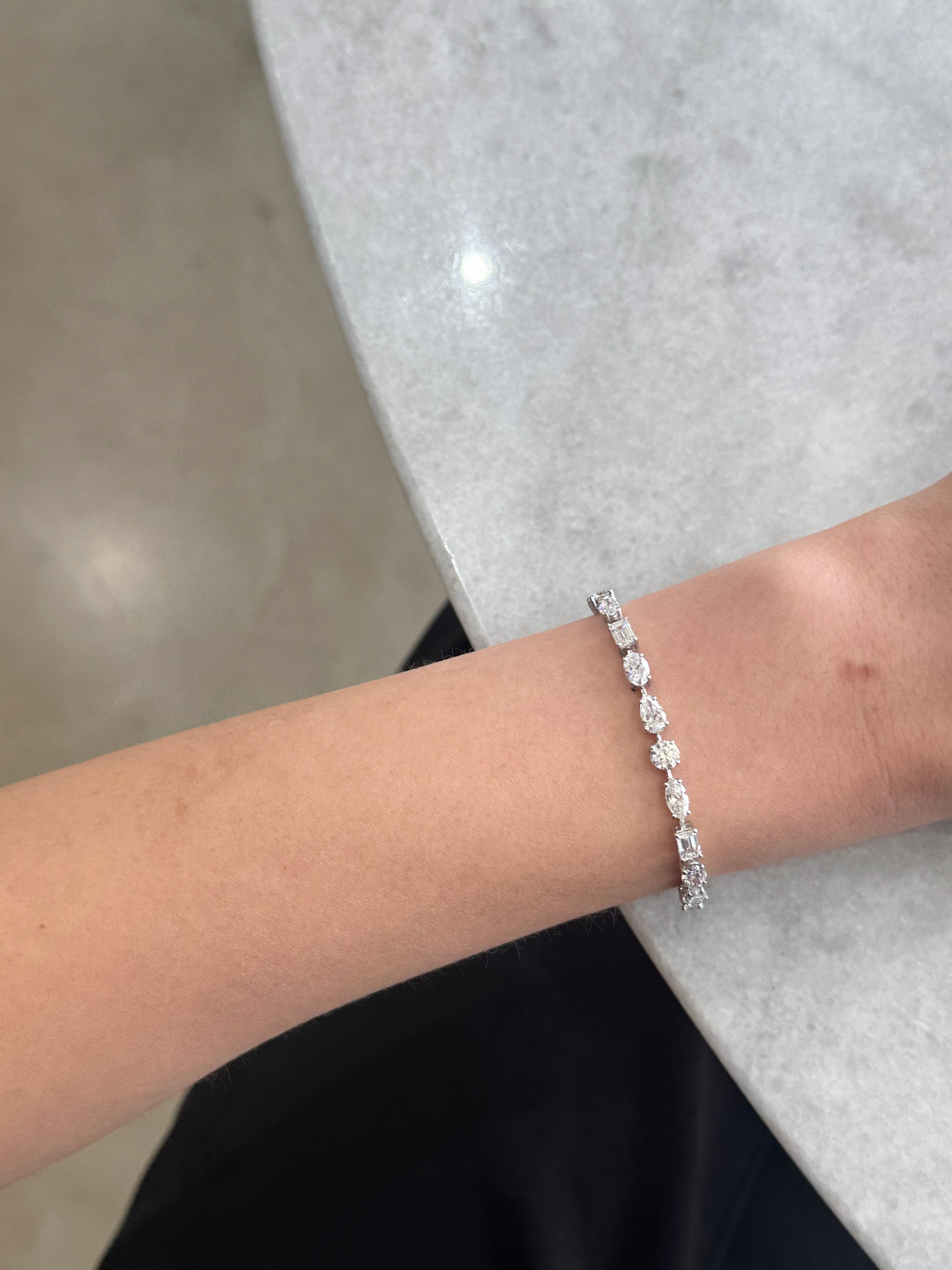 Fancy Shape Bracelet 10.00 ct