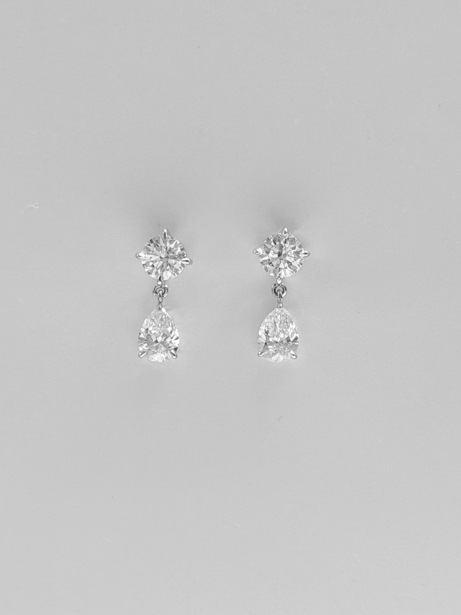 Pear Mini Drop Earrings