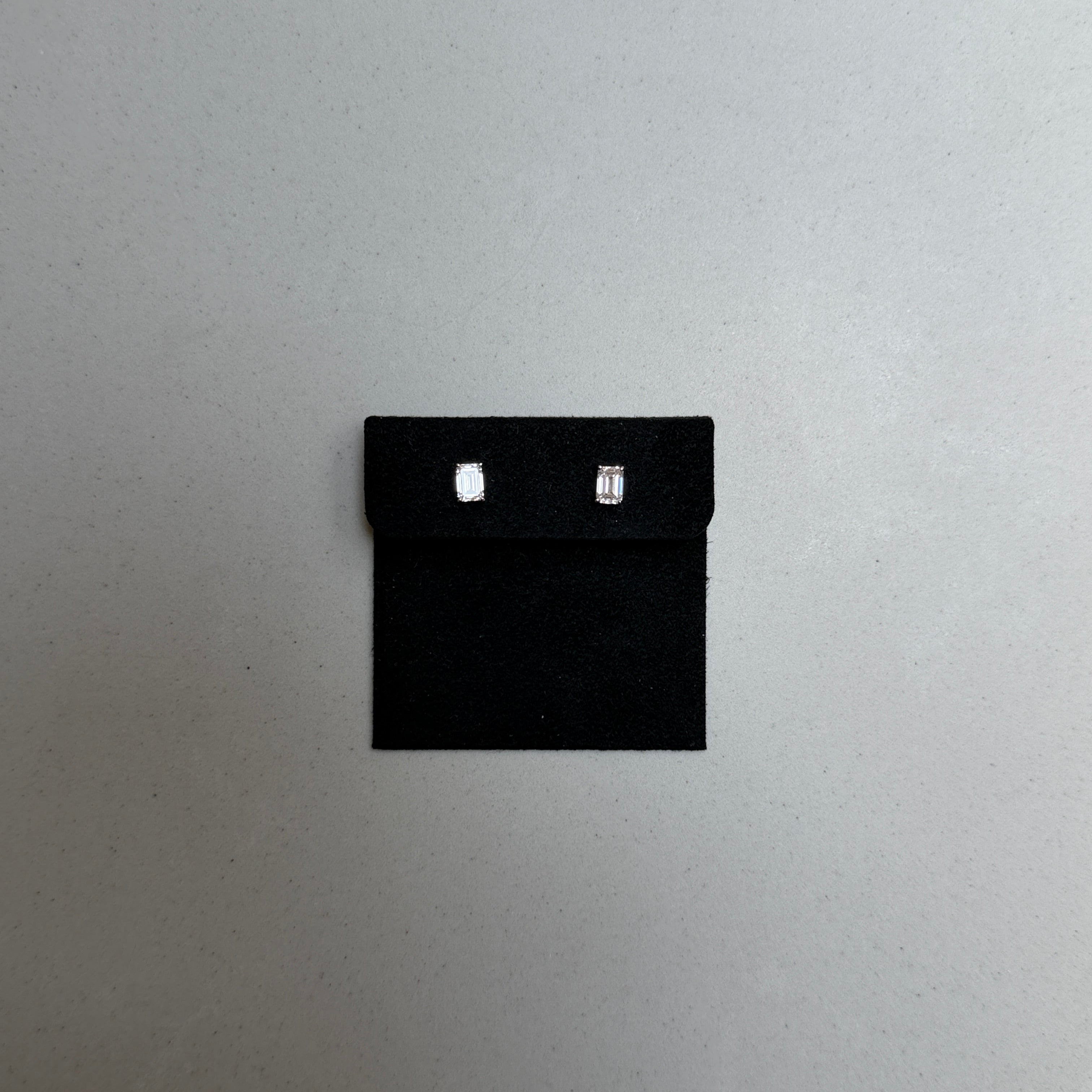 Emerald Cut Studs