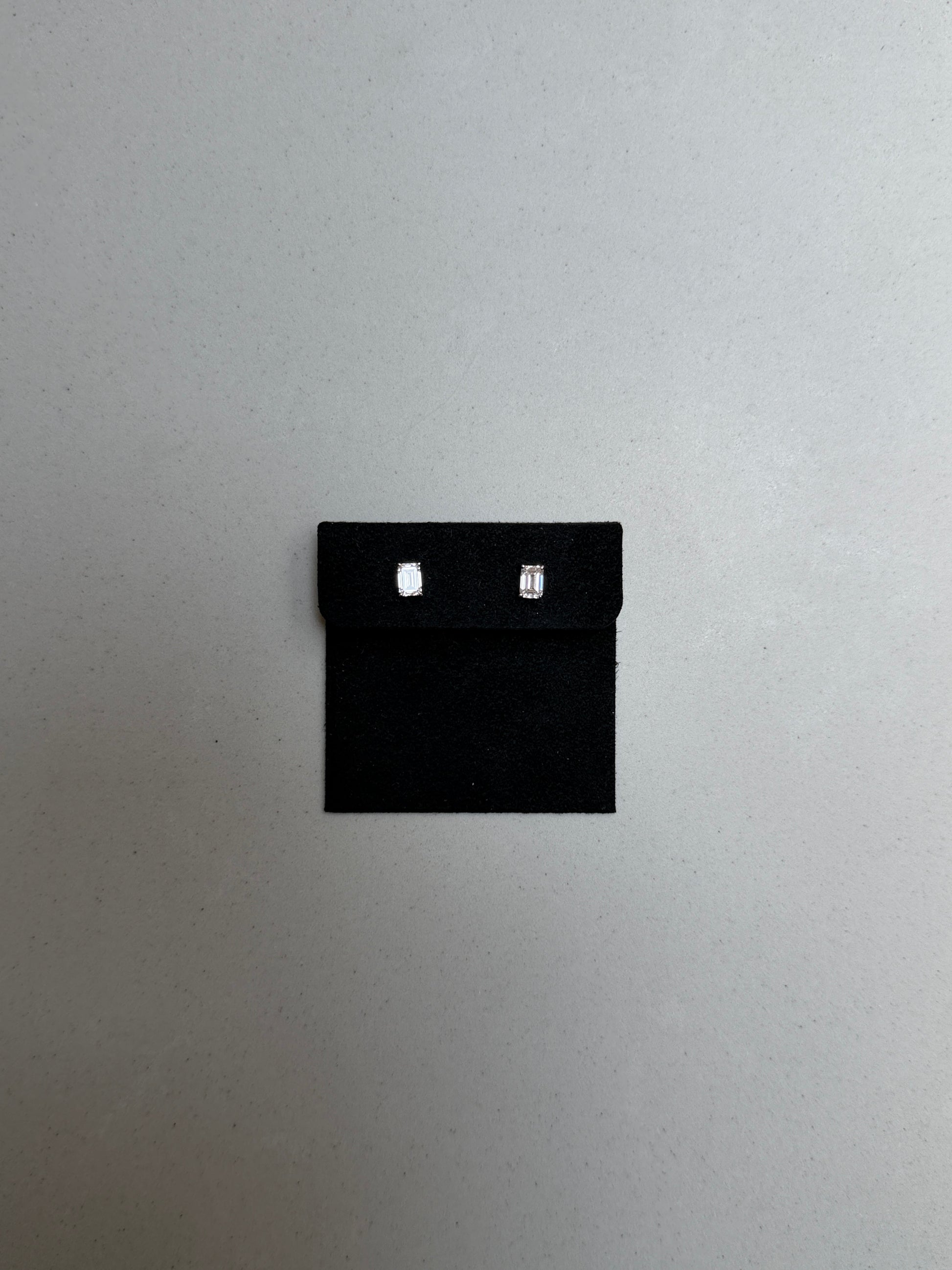 Emerald Cut Studs