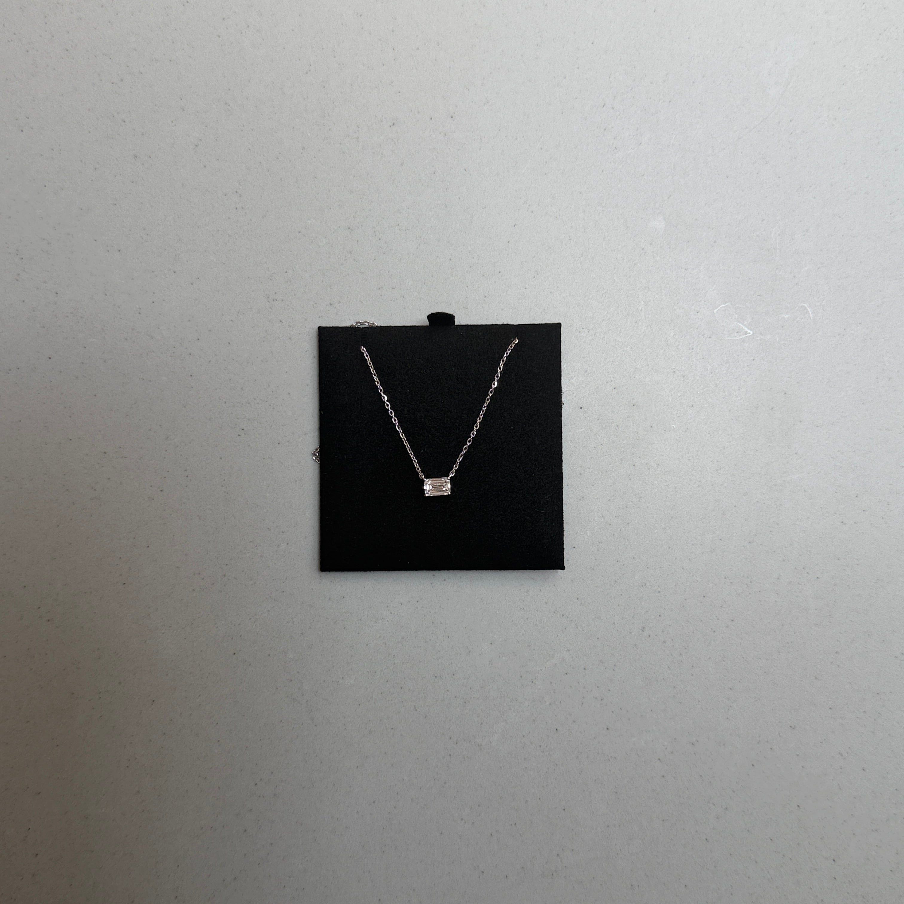 Emerald East-West Pendant