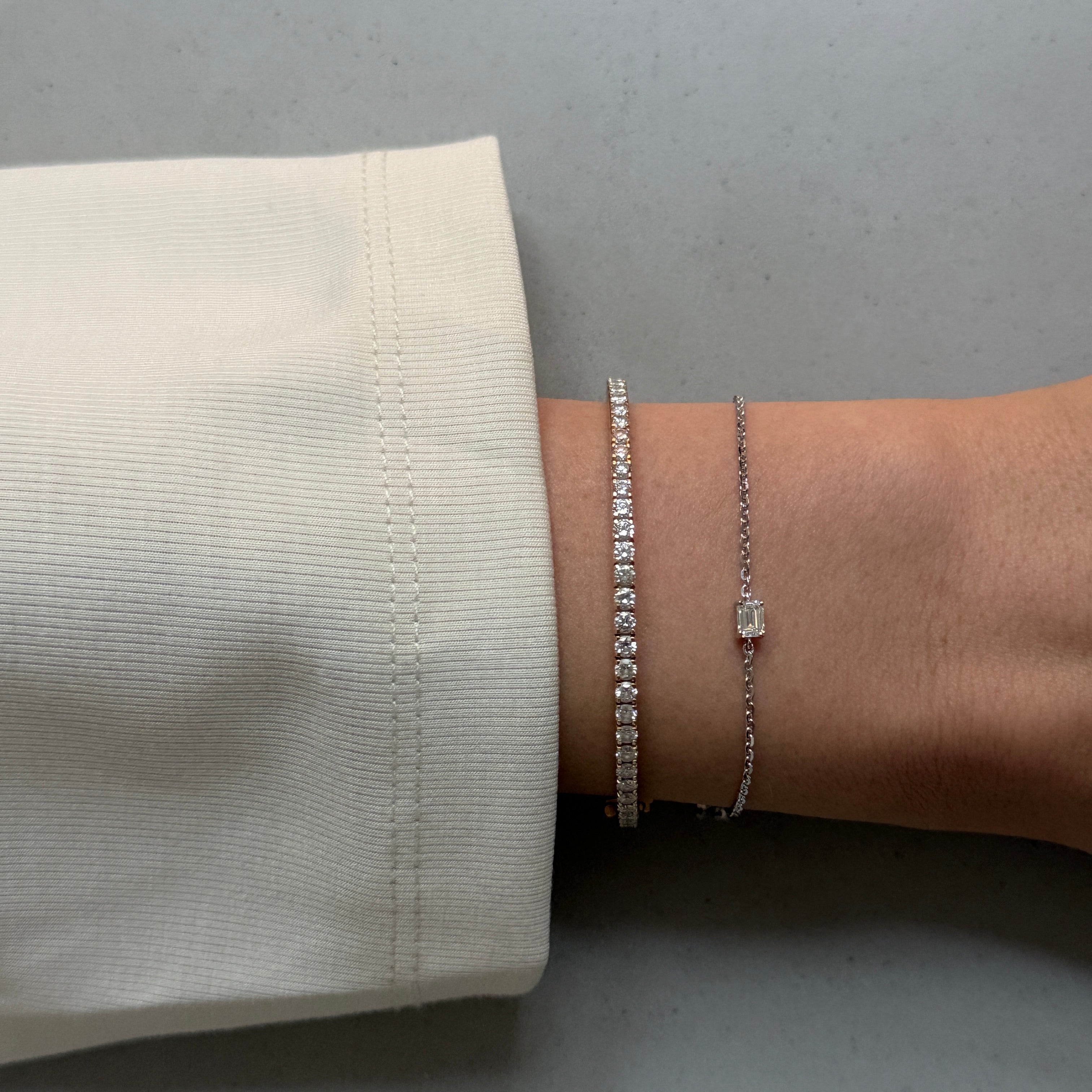 Single Emerald Bracelet