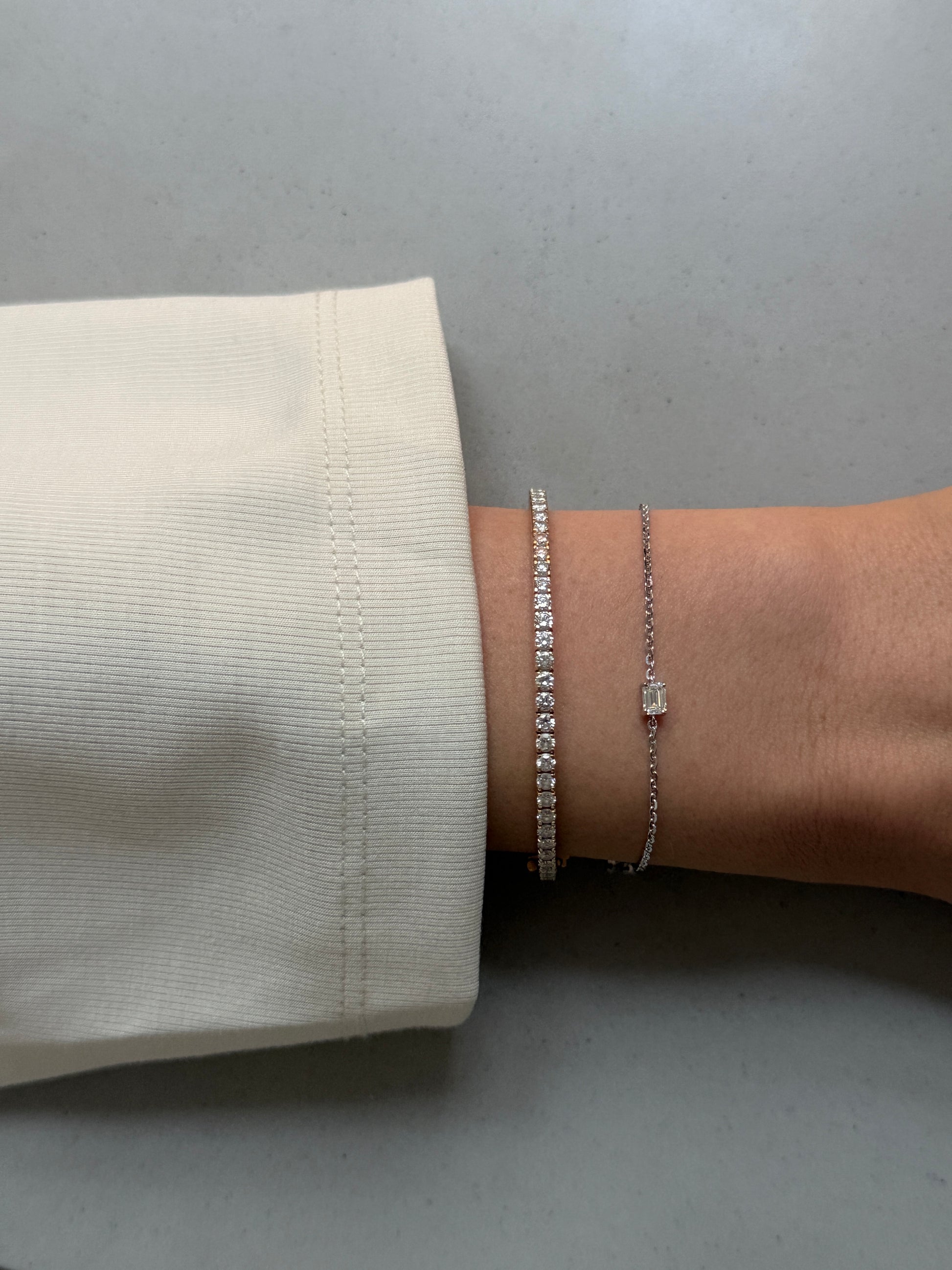 Single Emerald Bracelet