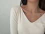 Pear Solitaire Pendant