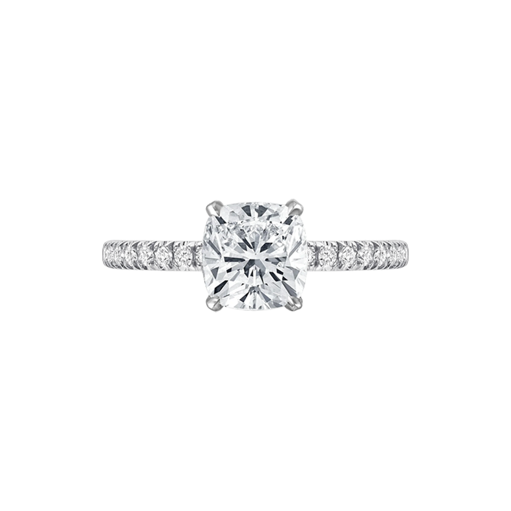 Pavé Cushion Ring