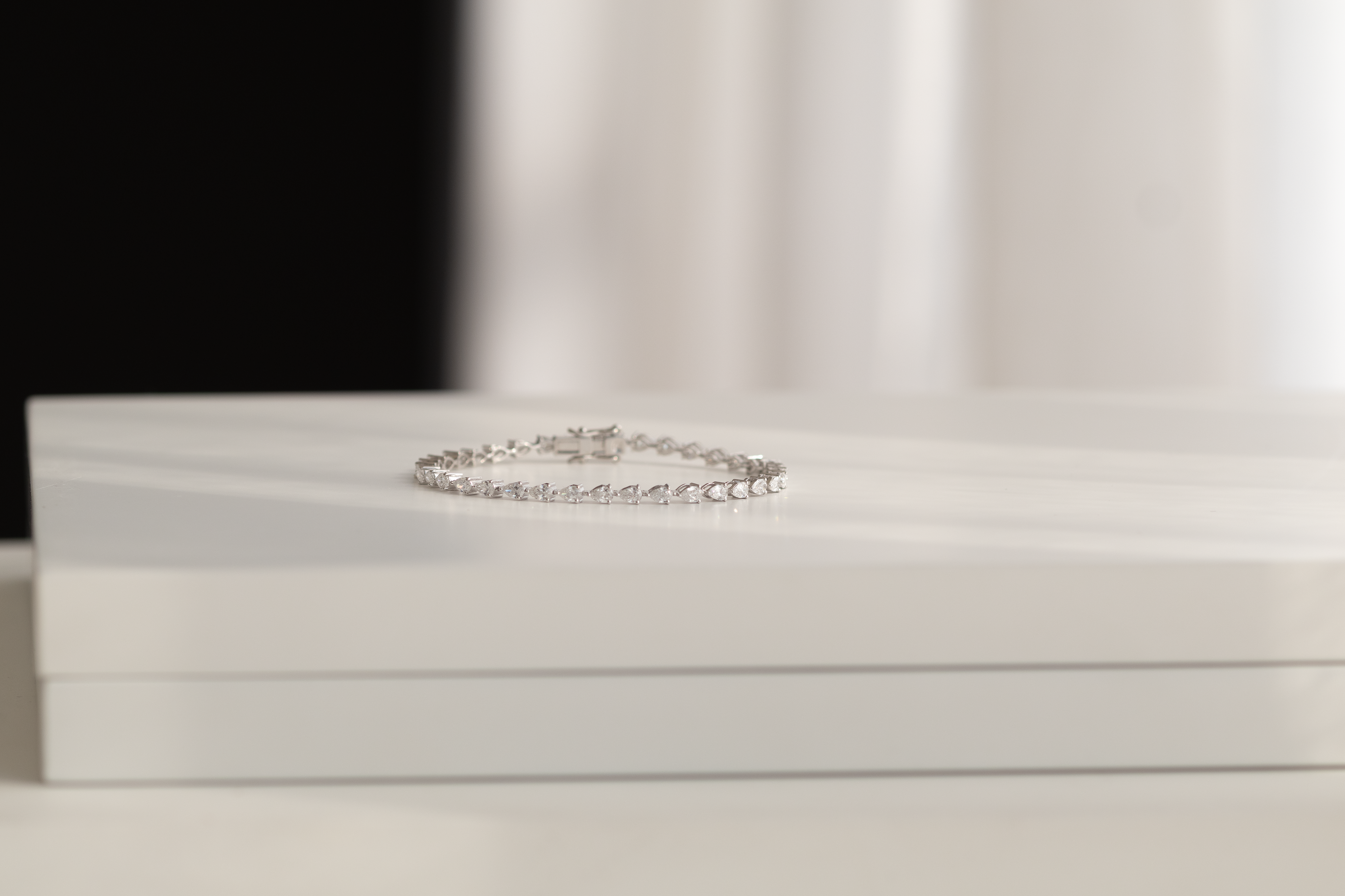 Pear Tennis Bracelet