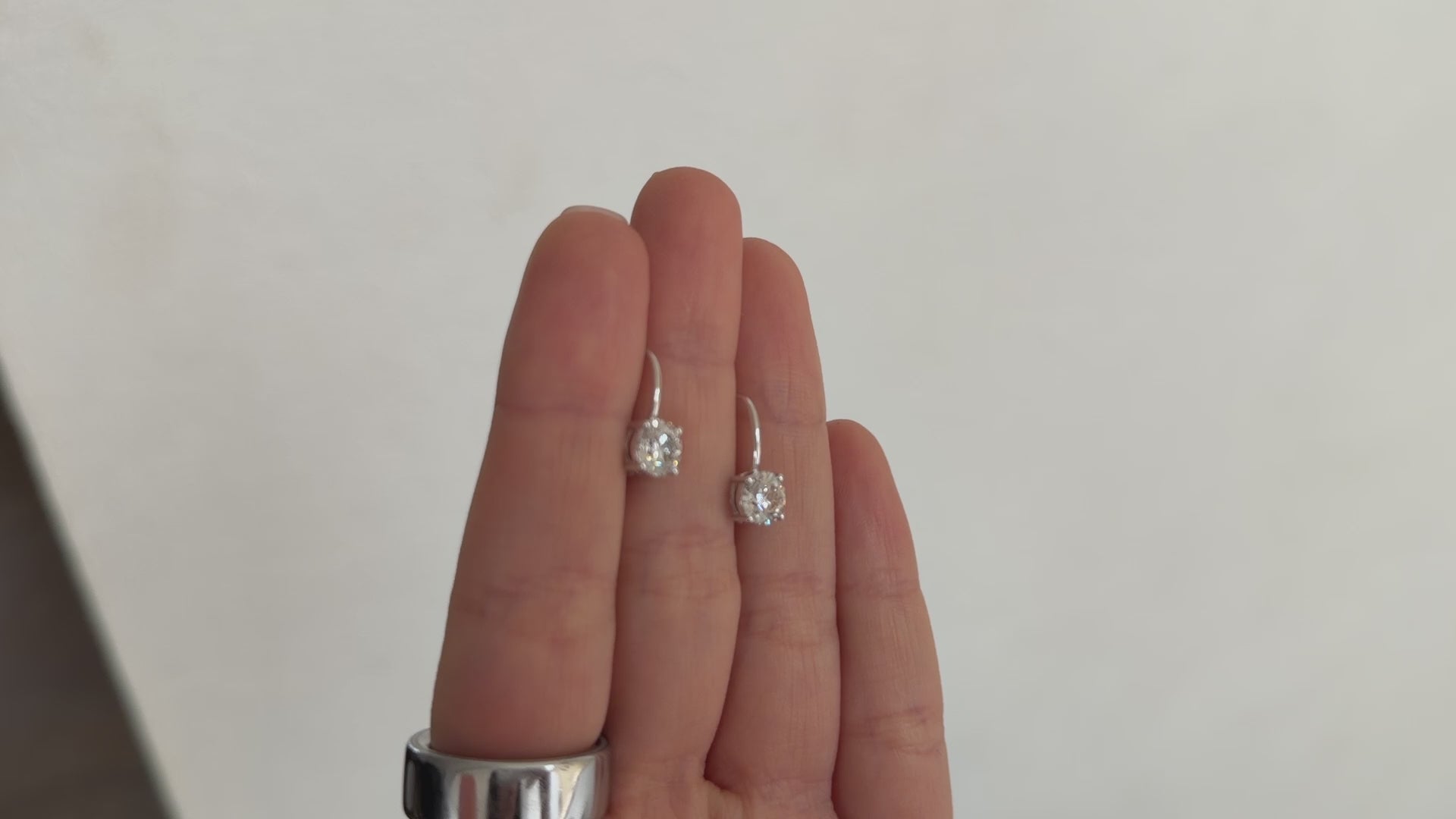 Hanging Diamond Earrings