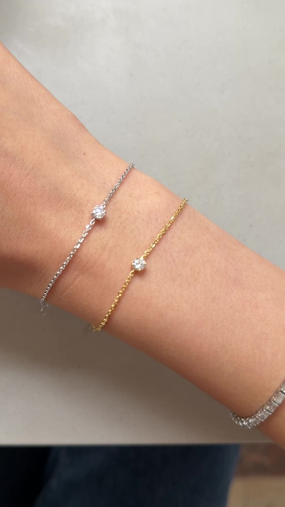 Single Diamond Bracelet