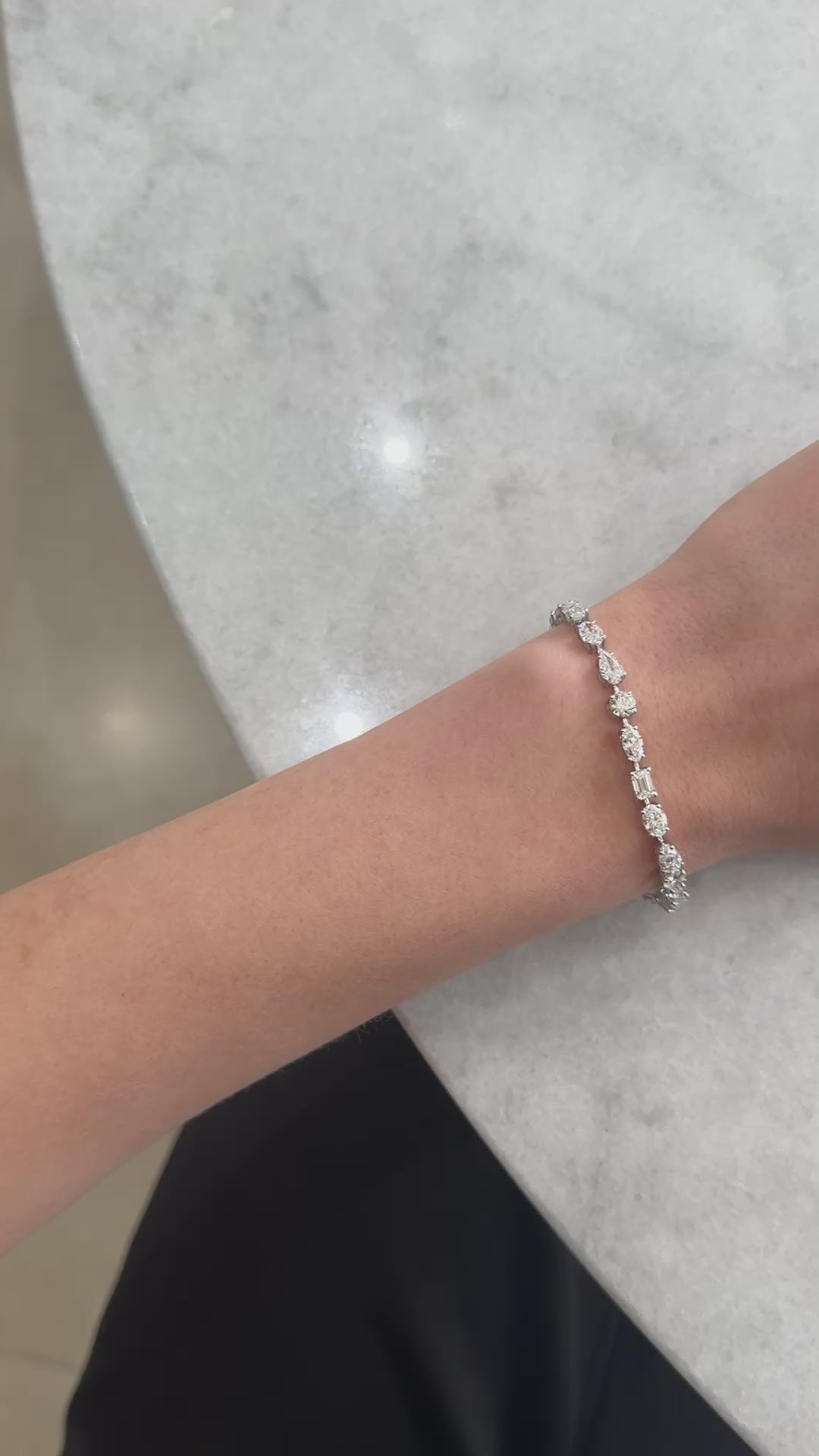 Fancy Shape Bracelet 10.00 ct